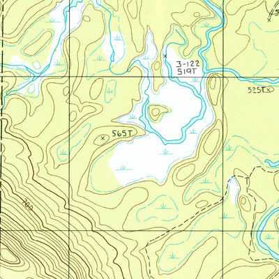 United States Geological Survey Trout Mountain, ME (1988, 24000-Scale) digital map