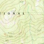 United States Geological Survey Trout Peak, ID (1989, 24000-Scale) digital map