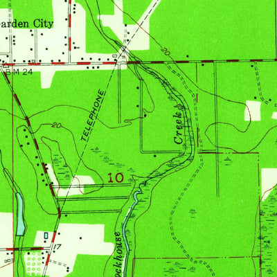United States Geological Survey Trout River, FL (1950, 24000-Scale) digital map
