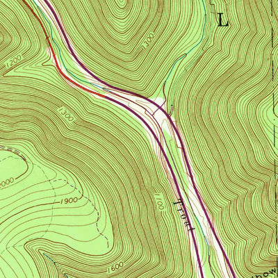 United States Geological Survey Trout Run, PA (1965, 24000-Scale) digital map