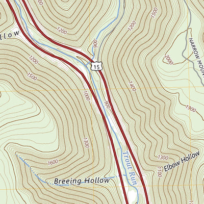 United States Geological Survey Trout Run, PA (2023, 24000-Scale) digital map