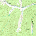United States Geological Survey Trout, WV (1977, 24000-Scale) digital map