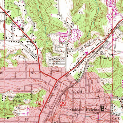 United States Geological Survey Troy, AL (1968, 24000-Scale) digital map