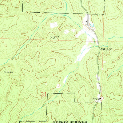 United States Geological Survey Troy, AR (1973, 24000-Scale) digital map