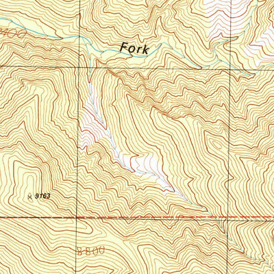 United States Geological Survey Troy Canyon, NV (1990, 24000-Scale) digital map