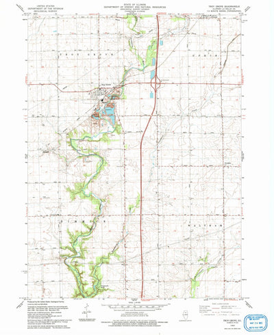 United States Geological Survey Troy Grove, IL (1993, 24000-Scale) digital map