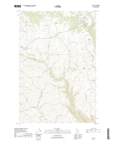 United States Geological Survey Troy, ID (2020, 24000-Scale) digital map