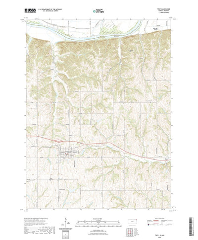 United States Geological Survey Troy, KS (2022, 24000-Scale) digital map