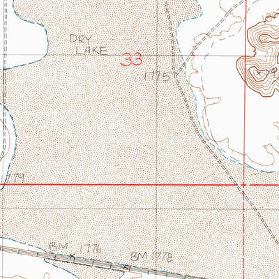 United States Geological Survey Troy Lake, CA (1982, 24000-Scale) digital map