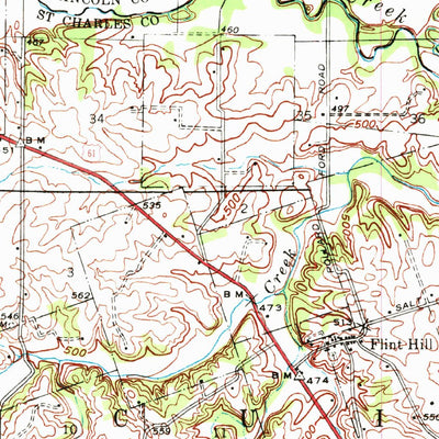 United States Geological Survey Troy, MO (1941, 62500-Scale) digital map
