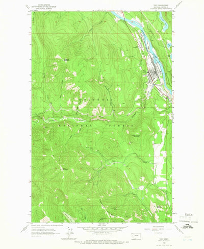 United States Geological Survey Troy, MT (1963, 24000-Scale) digital map