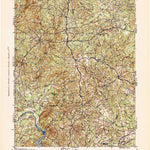 United States Geological Survey Troy, NC (1942, 125000-Scale) digital map