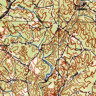 United States Geological Survey Troy, NC (1942, 125000-Scale) digital map