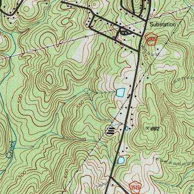United States Geological Survey Troy, NC (1994, 24000-Scale) digital map