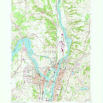 United States Geological Survey Troy North, NY (1954, 24000-Scale) digital map