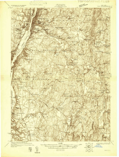 United States Geological Survey Troy, NY (1925, 48000-Scale) digital map