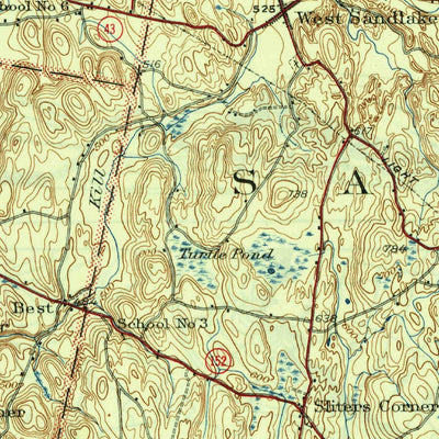 United States Geological Survey Troy, NY (1928, 62500-Scale) digital map