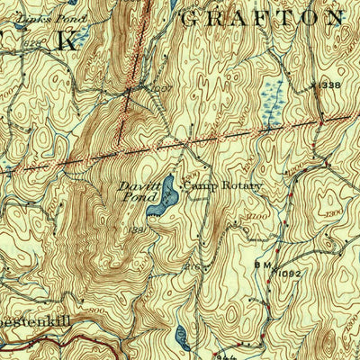 United States Geological Survey Troy, NY (1928, 62500-Scale) digital map