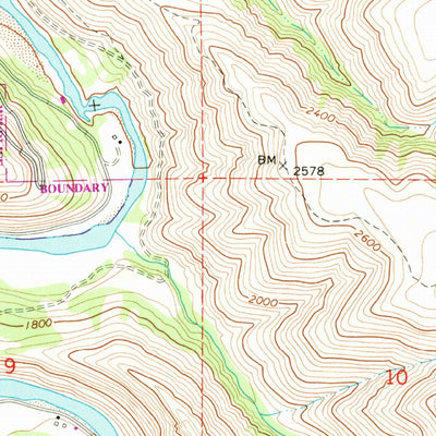 United States Geological Survey Troy, OR-WA (1967, 24000-Scale) digital map