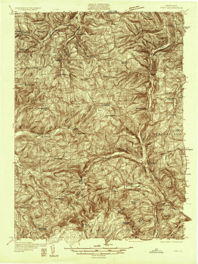 United States Geological Survey Troy, PA (1931, 48000-Scale) digital map