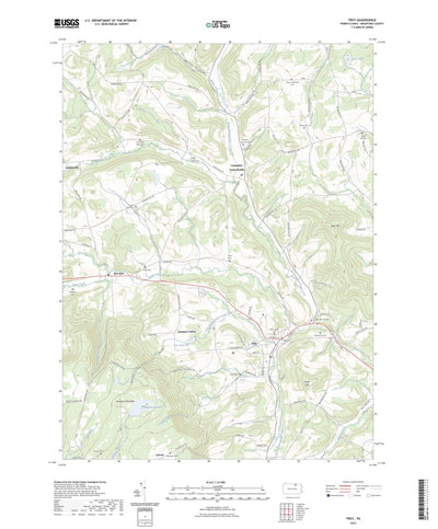 United States Geological Survey Troy, PA (2023, 24000-Scale) digital map