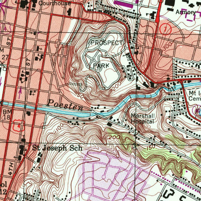 United States Geological Survey Troy South, NY (1953, 24000-Scale) digital map