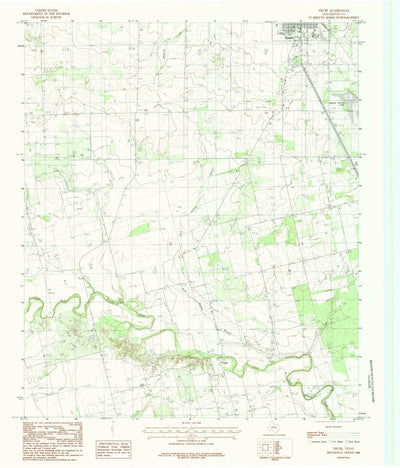 United States Geological Survey Truby, TX (1984, 24000-Scale) digital map