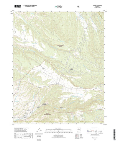 United States Geological Survey Truchas, NM (2020, 24000-Scale) digital map