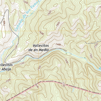 United States Geological Survey Truchas, NM (2020, 24000-Scale) digital map