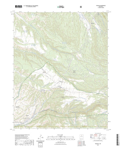 United States Geological Survey Truchas, NM (2023, 24000-Scale) digital map