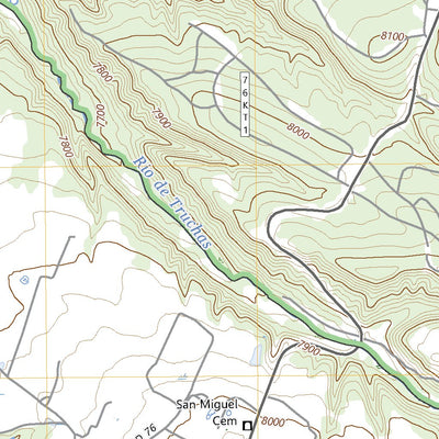 United States Geological Survey Truchas, NM (2023, 24000-Scale) digital map