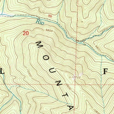 United States Geological Survey Truchas Peak, NM (1995, 24000-Scale) digital map