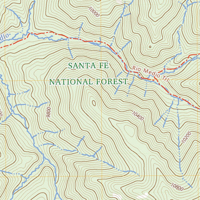 United States Geological Survey Truchas Peak, NM (2023, 24000-Scale) digital map