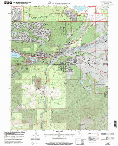 United States Geological Survey Truckee, CA (2000, 24000-Scale) digital map