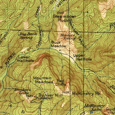 United States Geological Survey Truckee, CA-NV (1940, 125000-Scale) digital map
