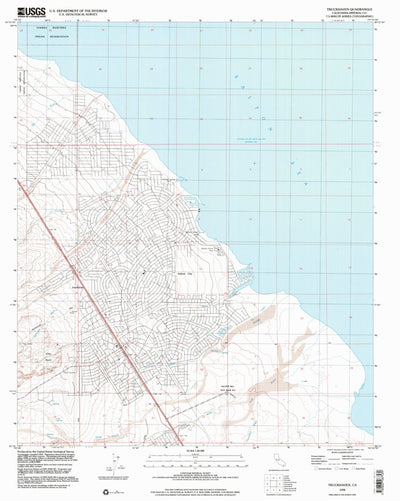 United States Geological Survey Truckhaven, CA (1998, 24000-Scale) digital map