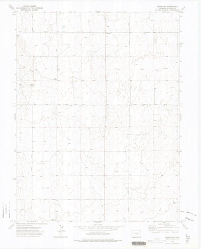 United States Geological Survey Truckton, CO (1973, 24000-Scale) digital map