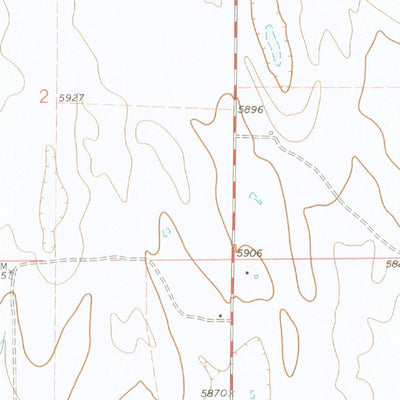 United States Geological Survey Truckton, CO (1973, 24000-Scale) digital map