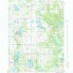 United States Geological Survey Trufant, MI (1985, 24000-Scale) digital map