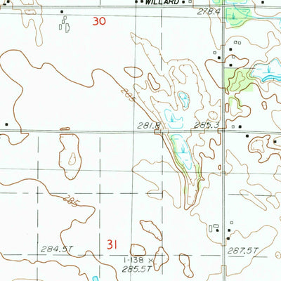 United States Geological Survey Trufant, MI (1985, 24000-Scale) digital map