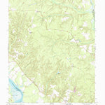 United States Geological Survey Truhart, VA (1968, 24000-Scale) digital map