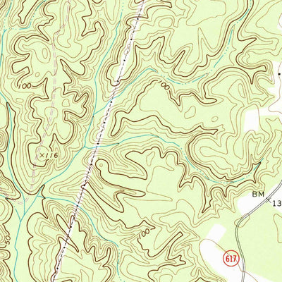 United States Geological Survey Truhart, VA (1968, 24000-Scale) digital map