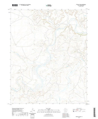 United States Geological Survey Trujillo Camp, TX (2022, 24000-Scale) digital map