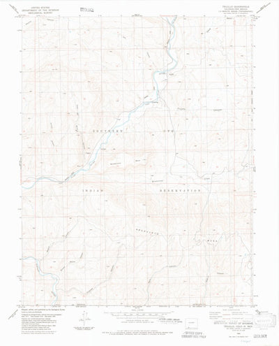 United States Geological Survey Trujillo, CO-NM (1984, 24000-Scale) digital map