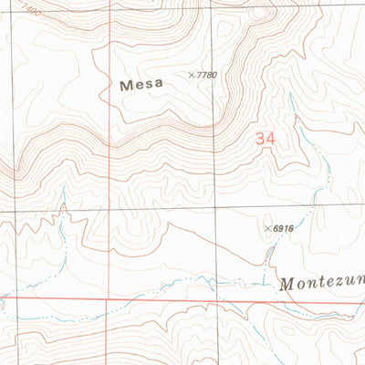 United States Geological Survey Trujillo, CO-NM (1984, 24000-Scale) digital map