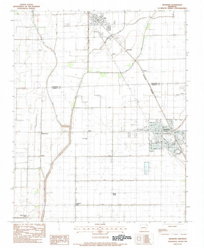 United States Geological Survey Trumann, AR (1983, 24000-Scale) digital map