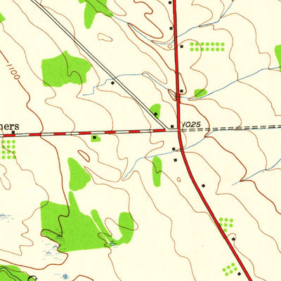 United States Geological Survey Trumansburg, NY (1942, 24000-Scale) digital map