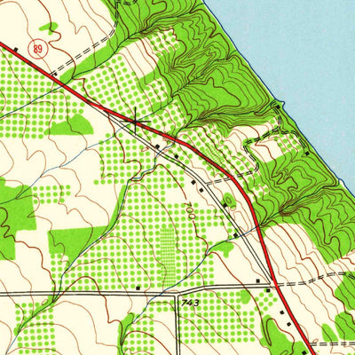 United States Geological Survey Trumansburg, NY (1942, 24000-Scale) digital map