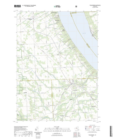 United States Geological Survey Trumansburg, NY (2023, 24000-Scale) digital map