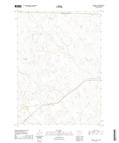 United States Geological Survey Trumbull Lake, NE (2021, 24000-Scale) digital map